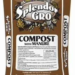 Splendor Gro Compost w/ Manure, .75 Cu. Ft. – 36 lbs