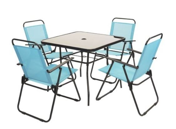 Sunray 6 pc. Aqua Patio Set - Image 3