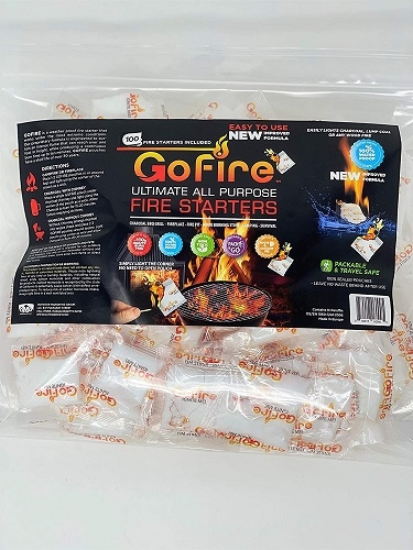 GoFire GF100 Fire Starters - 100 Pack