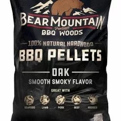 Bear Mountain Premium All-Natural Hardwood BBQ Smoker Pellets – 20 lbs