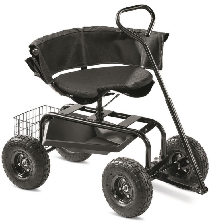 CASTLECREEK Deluxe Rolling Gardening Seat
