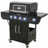 Even Embers 4-Burner Gas Grill with Window