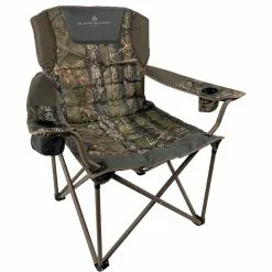 Black Sierra Silver Back Camo Quad Chair