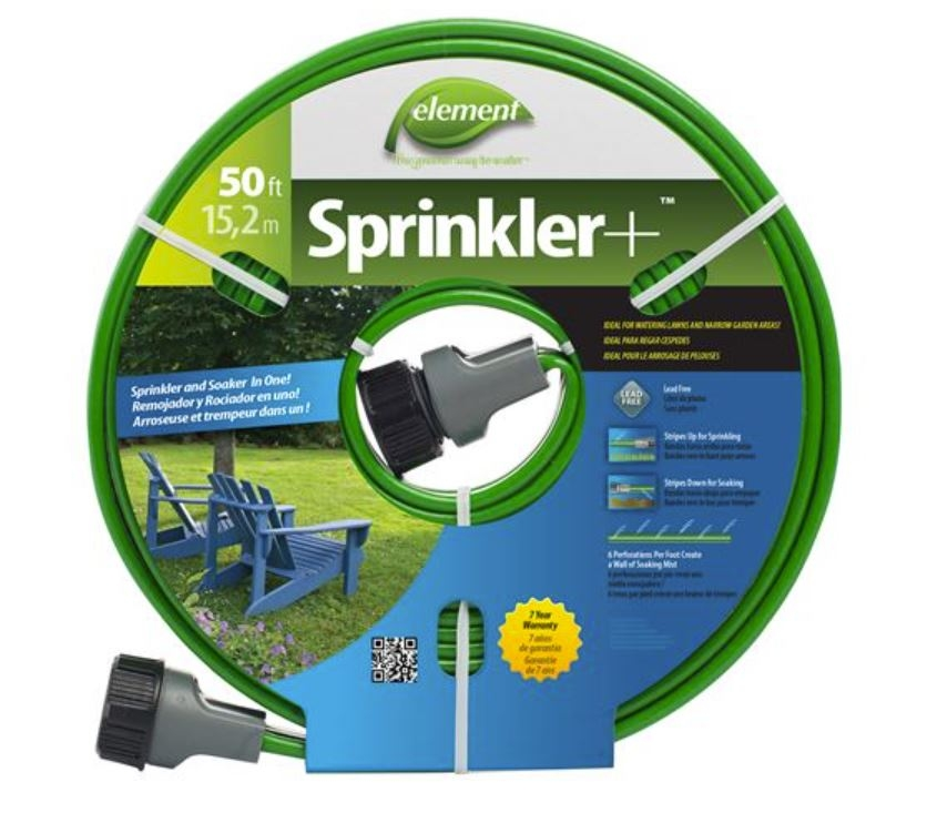 Swan Element Sprinkler + 50 ft. Soaker Hose Combination