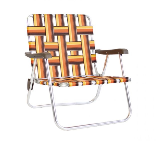 Kuma Outdoors Kelso Low Backtrack Folding Lawn Chair