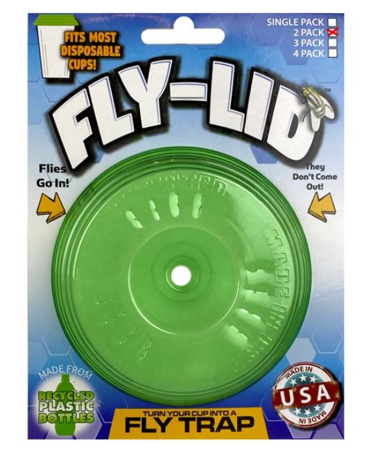 Fly-Lid Turn Almost Any Cup Into A Fly Trap (2-Pack)