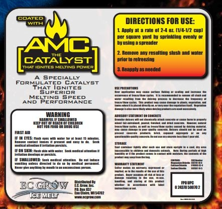 EC Grow Ice No Mor Ice Melt - 50 lbs