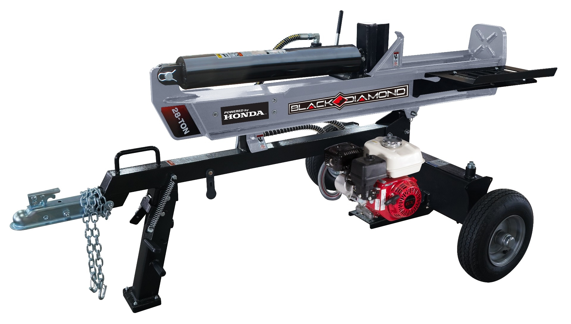 Black Diamond 28 Ton Professional Grade Log Splitter, Honda GX Engine