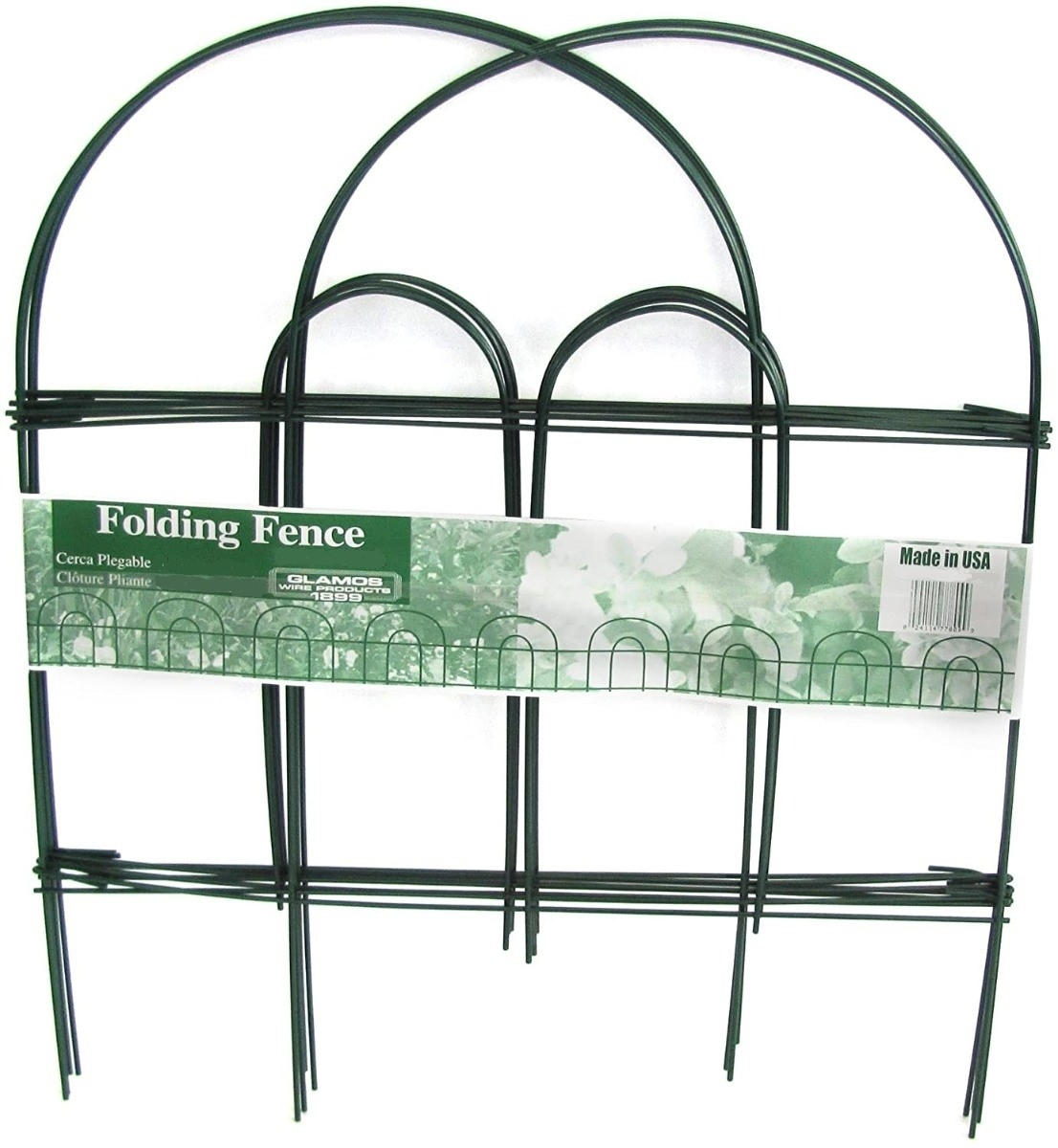 Glamos Wire 18" X 92" Folding Garden Fence - Image 2