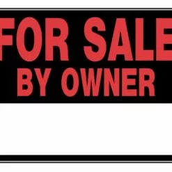 Hillman For Sale By Owner Sign (15" X 22")