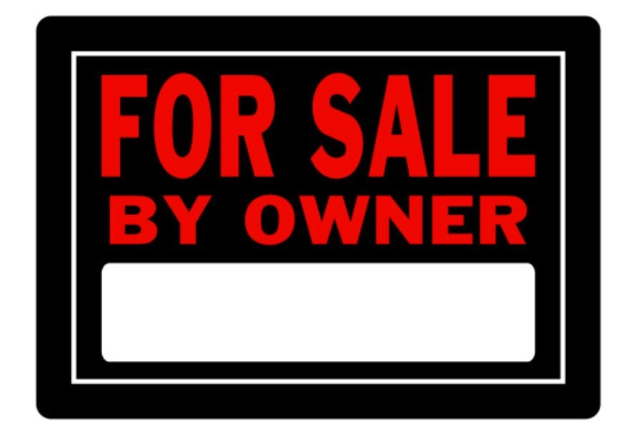 Hillman For Sale By Owner Sign (10" X 14")