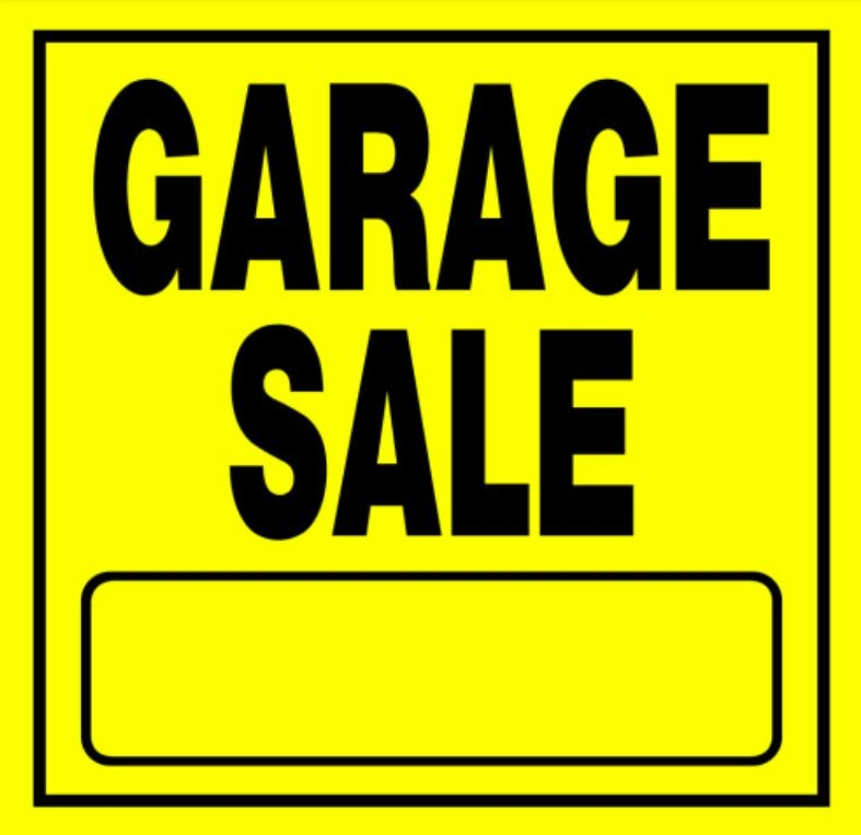 Hillman Garage Sale Sign (11" X 11")