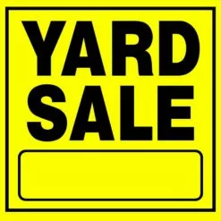 Hillman Yard Sale Sign (11" X 11")