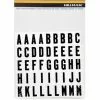 Hillman 1" Adhesive Letter & Number Pack, Black/White