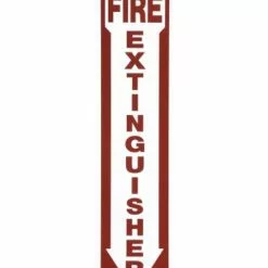 Hillman Fire Extinguisher Sign (4" X 18")