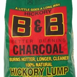 B and B Charcoal All Natural Hickory Lump Charcoal, 8lb.