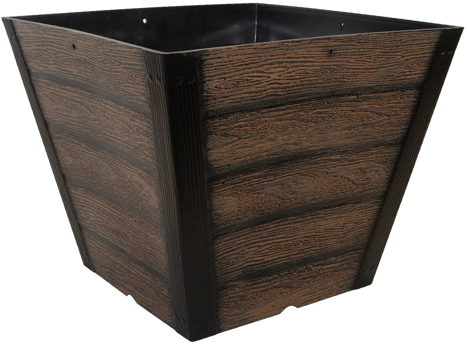 Misco Square Whiskey Barrel Planter