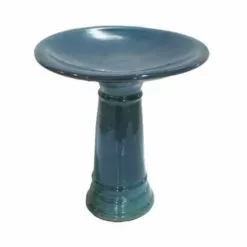 Imports Exclusive 22" Copper Chun Bird Bath
