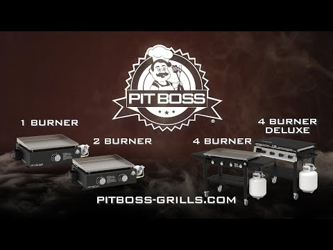 Pit Boss 4 Burner Deluxe Griddle - Flat Top Grill with Foldable Side Shelf - Image 5
