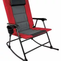 L&M Fleet Supply XL Padded Rocker - Red/Gray