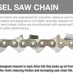 TriLink Semi Chisel Saw Chain 3/8" Pitch .050" ga 54dl