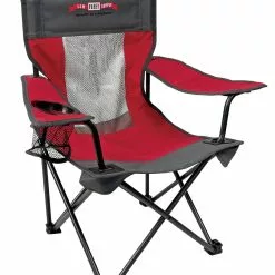 L&M Fleet Supply Youth Quad Chair - Red/Gray